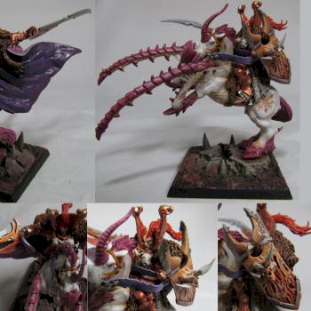 Lord of Slaanesh on Daemonic Mount (Conv from old Archaon) by el_taller_de_thanatos