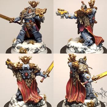Ragnar Blackmane, Wolf Lord, Young King. by BerserkMisza007