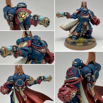 Crimson Fists Primaris Captain by Legofingerz