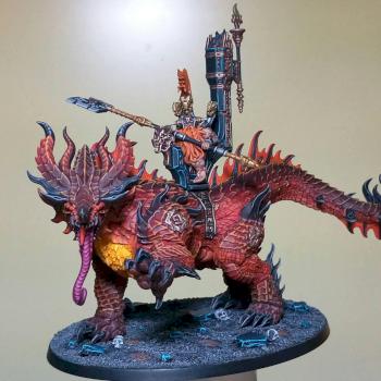 AURIC RUNEFATHER ON MAGMADROTH by hunter1112