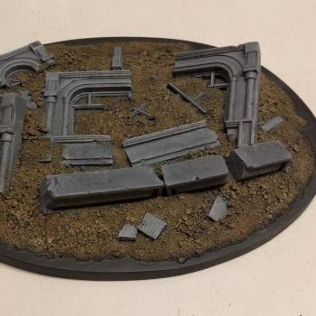 Ruined City Terrain Piece by sosachanhoid
