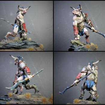 The Sentinel minotaur by Rawenwulf