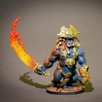 Blood Rage Fire Giant by ProtoPainting
