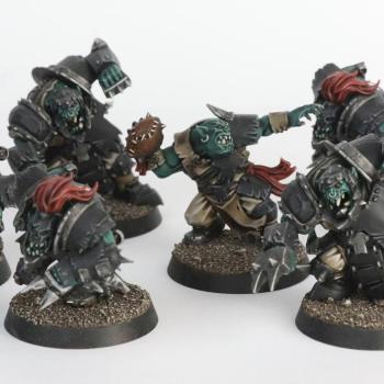 Blood Bowl Orc Team by Gorstag