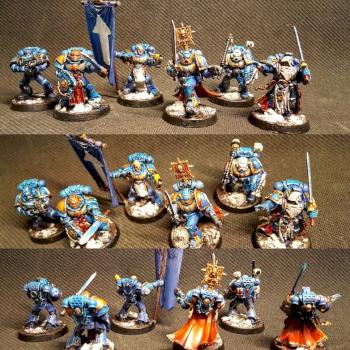 Ultramarine Command Squad by gamersdomainfoleyalabama
