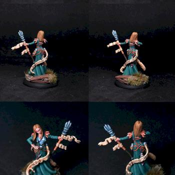 Female Sorceress Cosset, Impure Innocence by belminiart