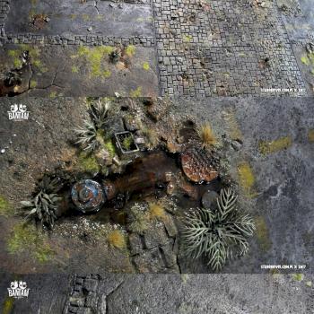 Bantam Alley - Urban Battlefield Gameboard Terrain by studiolevel