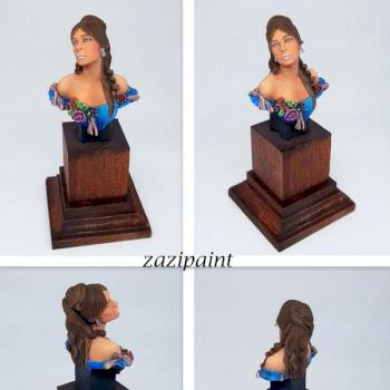 FER miniatures - Lucy, the vampire bride by Zaz
