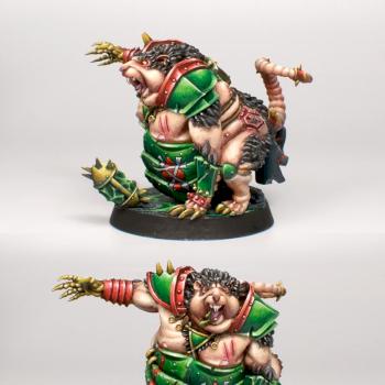 Glart Smashrip (Blood bowl skaven) by Adv