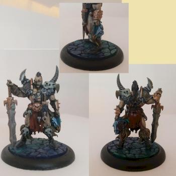 Warhammer Quest Silver Tower - Darkoath Chieftan by mrcoblin