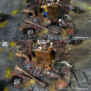 Bantam Alley - Zombie Diorama Terrain by studiolevel