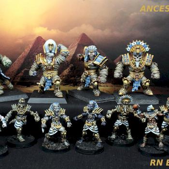 team Egyptian tomb kings Bloodbowl by romu