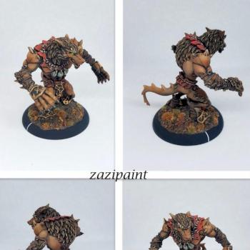Feral Warpwolf - Circle Orboros - Hordes by Zaz