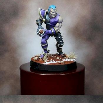 Dark elf runner for Bloodbowl 28 mm by romu