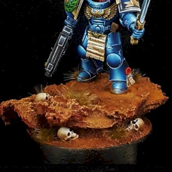 Ultramarine veteran Sergeant by Balex