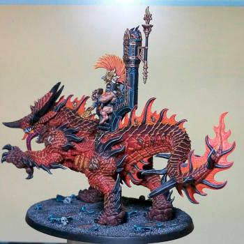 AURIC RUNEFATHER ON MAGMADROTH by hunter1112