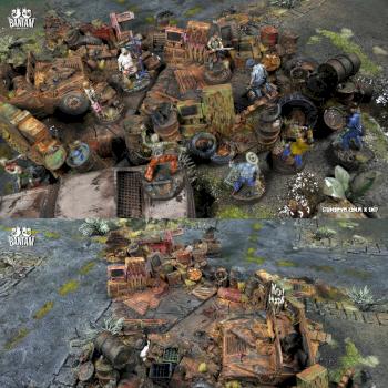 Bantam Alley - Urban Gas Station Terrain by studiolevel