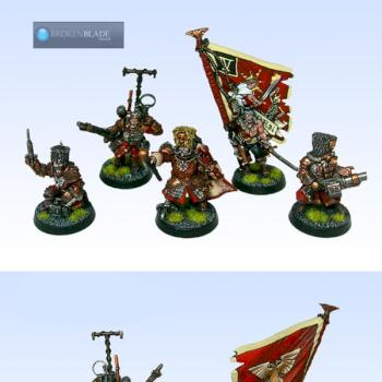 Vostroyan Command Squad by Brokenblade