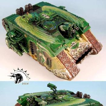 WARHAMMER 40K  Dark Angels Land Raider by rene