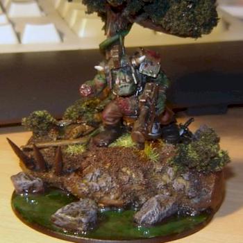 Ork on display base by Eranduer