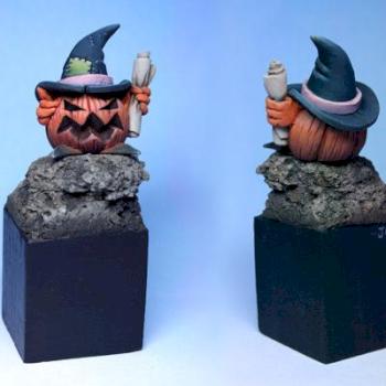 Pumpkin Witch 2/ Citrouille sorcière 2 by Juan