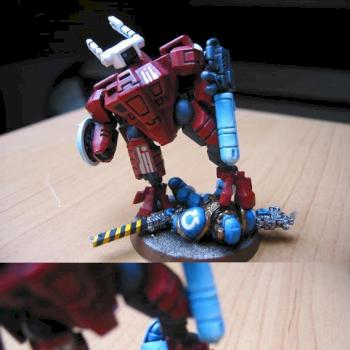 Tau battlesuit by Armenelos