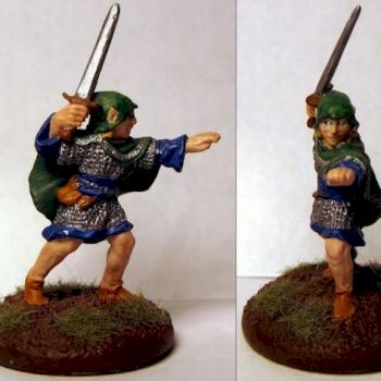 Half Elf Fighter Mage by ThornDJL7