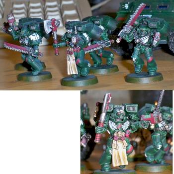 Dark Angels Assault Maines Squad by Killer Bee