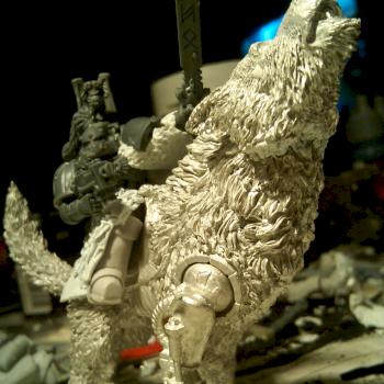Thunderwolf Cavalry on Masquerade wolves (frost blade) by markotan
