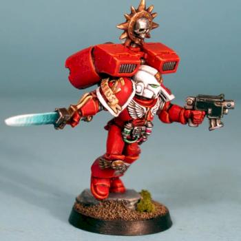 Blood Angels Sanguinary Priest by Mudski