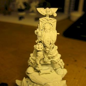 My Wolf Lord, unpainted... by tattooedbatman
