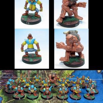 Chaos dwarf bloodbowl team by ptdesignstudio