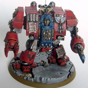 Librarian dreadnought blood angels by meccayates