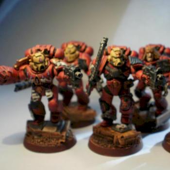 Blood Angels Assault Squad 1 by Sotirios