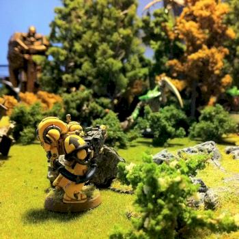 Imperial Fists: Marine with Multi-melta by Wagner