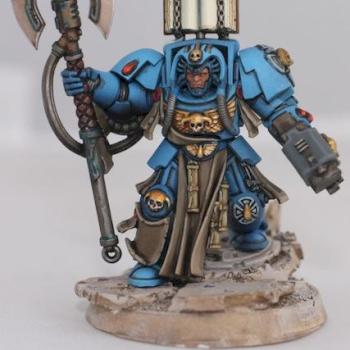 Blood Angels Space Hulk Terminator Librarian by drathmere