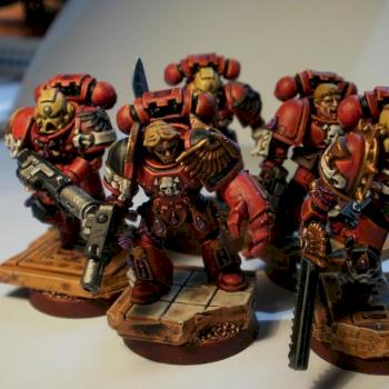 Blood Angels Assault Squad 2 by Sotirios