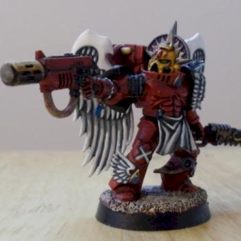 Blood Angel Assault Marine VI Meltagun by I am Legion