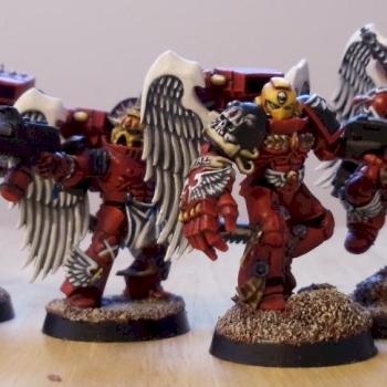 Blood Angel Assault Marines Squad of VII by I am Legion
