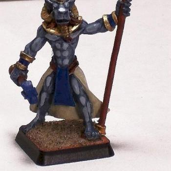 WarGods Khemru Blue Banner by hammerandbrush