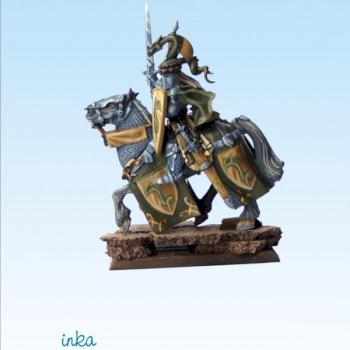 Bretonnian Standard Bearer by Black Gobbo