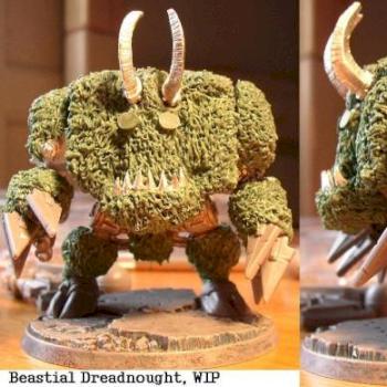Beastman Dreadnought WIP by straydog