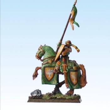 Bretonnian Standard Bearer by Black Gobbo