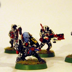 Tau Firewarrior Squad by JhonnyGoo