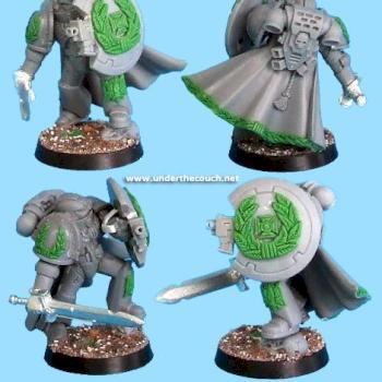 Space Marine Company Champion Conversion by insaniak