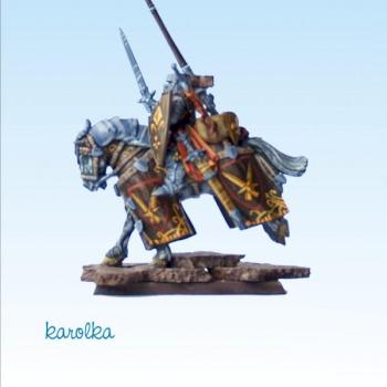 Bretonnian Standard Bearer by Black Gobbo