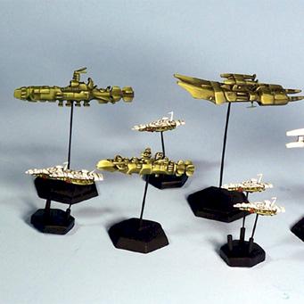 Star Blazers Comet Empire Fleet by Herod