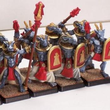 WarGods Khemru Red Unit by hammerandbrush