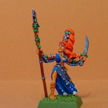 Magicienne Elfe Sylvain by Crad le barbare