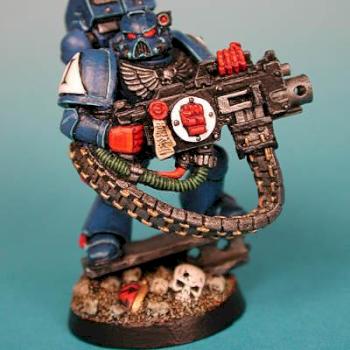 Crimson Fist Marine by fatbastard